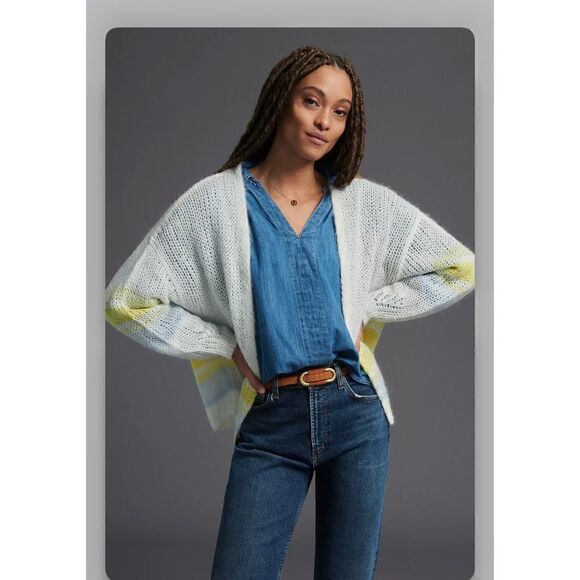 Anthropologie Florence Cardigan Sweater Size Medium - Picture 2 of 4